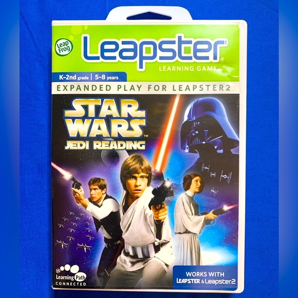 Leap Frog Leapster Learning Game, Star Wars Jedi Reading, K-2nd - Picture 1 of 3